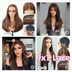 4 synthetic wigs
